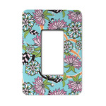 Summer Flowers Rocker Style Light Switch Cover