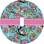 Summer Flowers Round Light Switch Cover