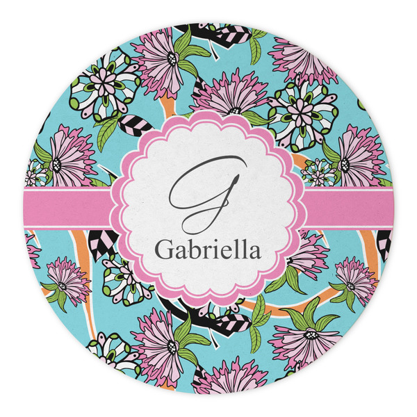 Summer Flowers Round Paper Coaster - Approval