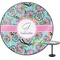 Summer Flowers Round Table (Personalized)