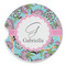 Summer Flowers Sandstone Car Coaster - Single (Personalized)