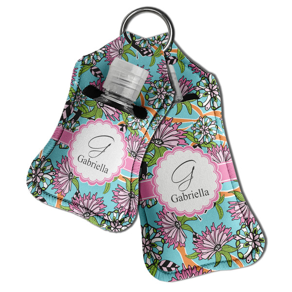 Summer Flowers Sanitizer Holder Keychain - Both in Case (PARENT)