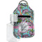 Summer Flowers Sanitizer Holder Keychain - Small with Case