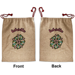 Summer Flowers Santa Sack - Front & Back (Personalized)
