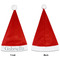 Summer Flowers Santa Hats - Front and Back (Single Print) APPROVAL