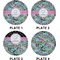 Summer Flowers Set of Lunch / Dinner Plates (Approval)