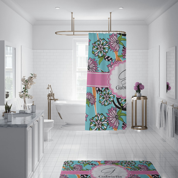 Summer Flowers Shower Curtain - 70"x83"