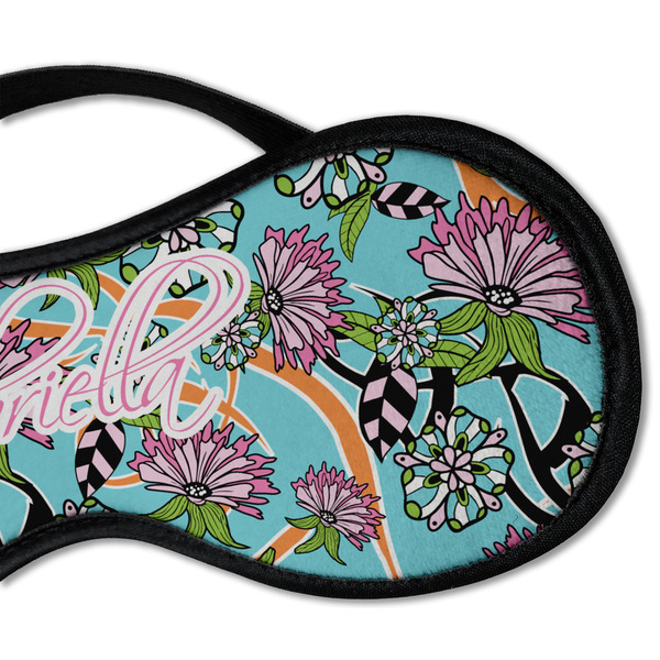 Summer Flowers Sleeping Eye Mask - DETAIL Large