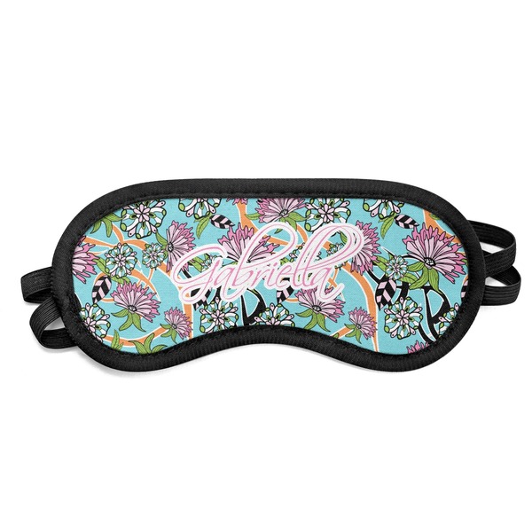 Custom Summer Flowers Sleeping Eye Mask (Personalized)