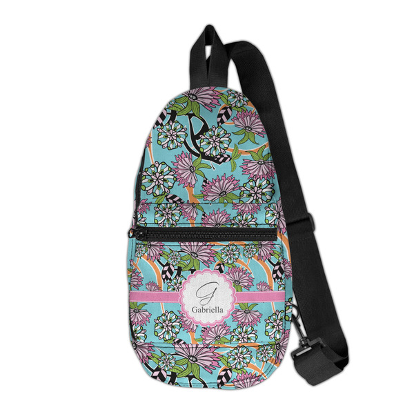 Custom Summer Flowers Sling Bag (Personalized)