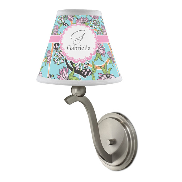Summer Flowers Small Chandelier Lamp - LIFESTYLE (on wall lamp)