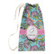 Summer Flowers Small Laundry Bag - Front View