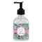 Summer Flowers Glass Soap & Lotion Bottle - Single Bottle (Personalized)