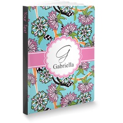 Summer Flowers Softbound Notebook - 5.75" x 8" (Personalized)