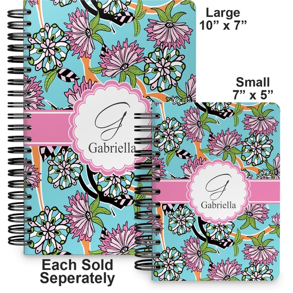 Summer Flowers Spiral Journal - Comparison