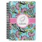 Summer Flowers Spiral Journal Large - Front View