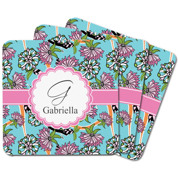 Summer Flowers Square Fridge Magnet - MAIN