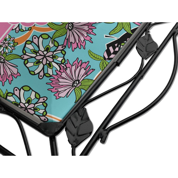 Summer Flowers Square Trivet - Detail