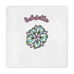 Summer Flowers Decorative Paper Napkins (Personalized)