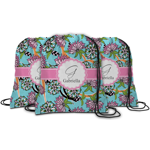 Summer Flowers String Backpack - MAIN