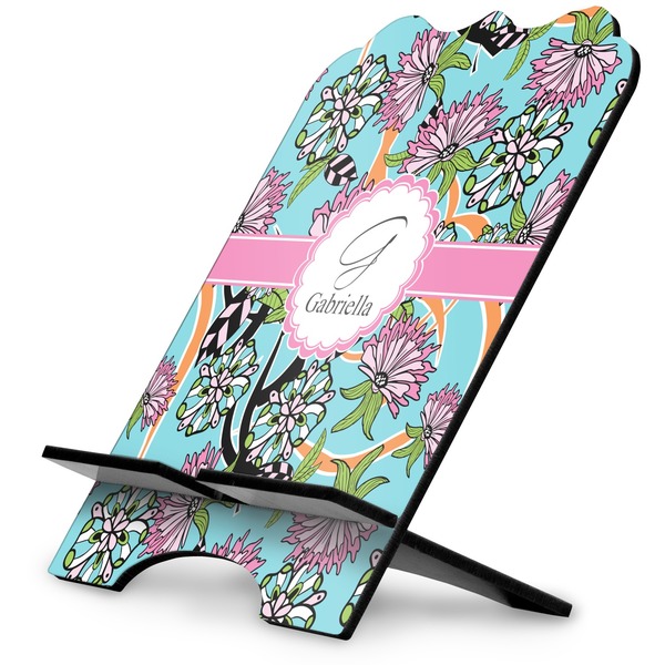 Custom Summer Flowers Stylized Tablet Stand (Personalized)