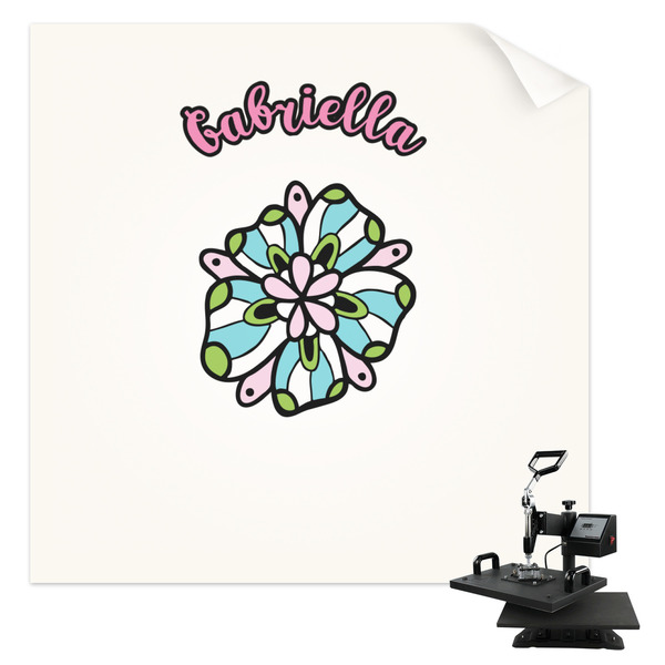 Custom Summer Flowers Sublimation Transfer - Youth / Women (Personalized)