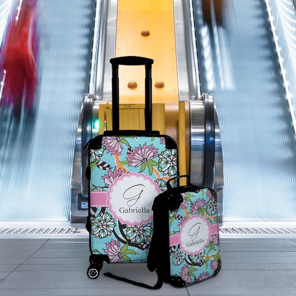 Summer Flowers Suitcase Set 4 - IN CONTEXT