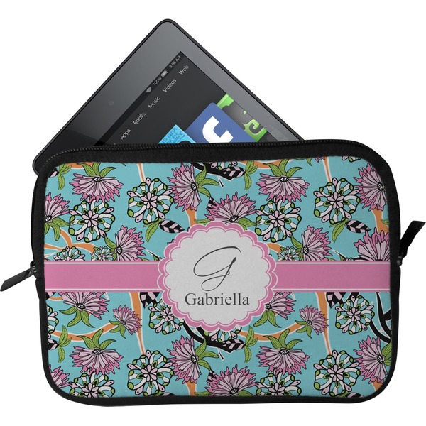 Custom Summer Flowers Tablet Case / Sleeve (Personalized)