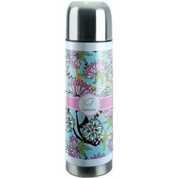 Summer Flowers Stainless Steel Thermos (Personalized)