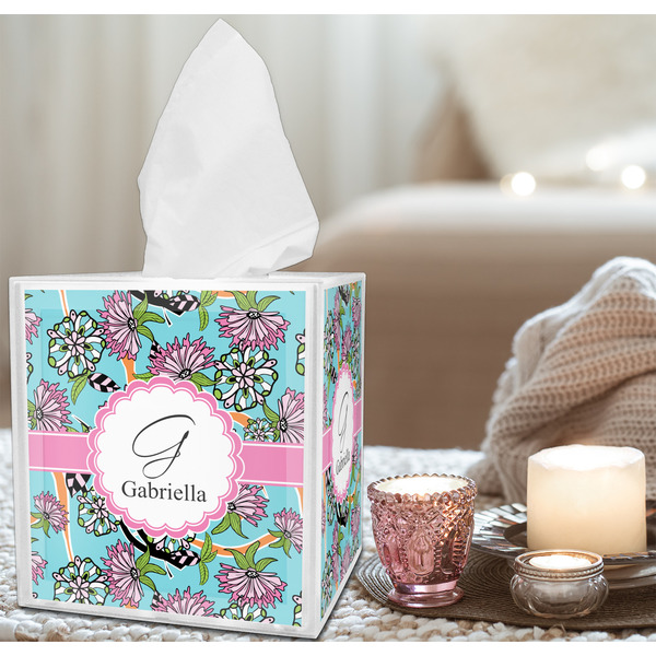Summer Flowers Tissue Box - LIFESTYLE
