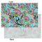 Summer Flowers Tissue Paper - Heavyweight - Small - Front & Back