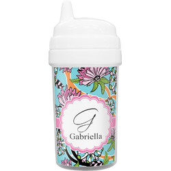 Summer Flowers Toddler Sippy Cup (Personalized)