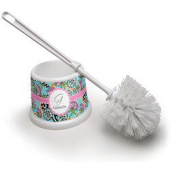 Summer Flowers Toilet Brush (Personalized)