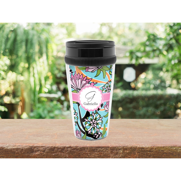 Summer Flowers Travel Mug Lifestyle (Personalized)