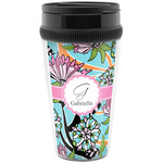 Summer Flowers Acrylic Travel Mug without Handle (Personalized)