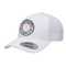Summer Flowers Trucker Hat - White (Personalized)
