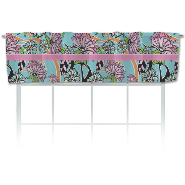 Custom Summer Flowers Valance