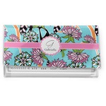 Summer Flowers Vinyl Checkbook Cover (Personalized)