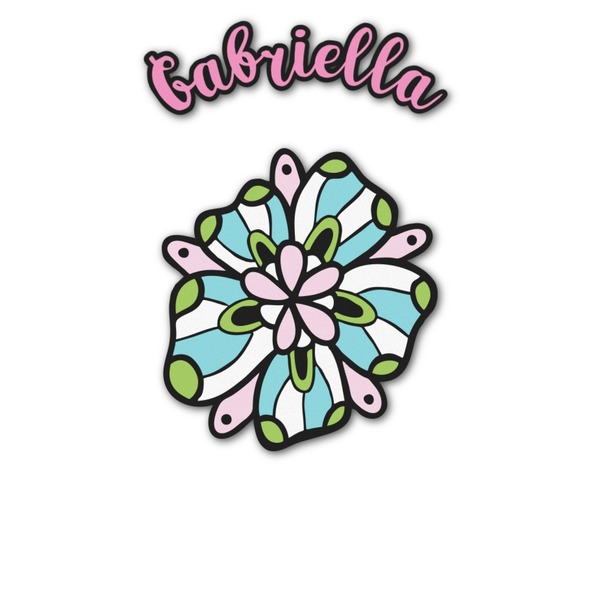 Custom Summer Flowers Graphic Decal - XLarge (Personalized)