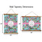 Summer Flowers Wall Hanging Tapestries - Parent/Sizing