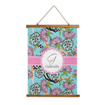Summer Flowers Wall Hanging Tapestry - Tall (Personalized)