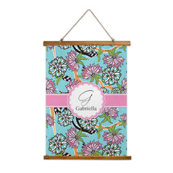 Summer Flowers Wall Hanging Tapestry - Tall (Personalized)