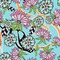 Summer Flowers Wallpaper & Surface Covering (Peel & Stick 24"x 24" Sample)