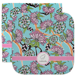 Summer Flowers Facecloth / Wash Cloth (Personalized)