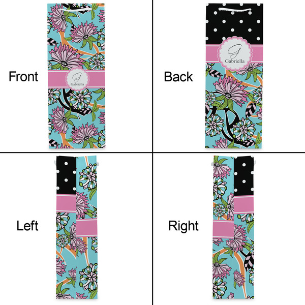 Summer Flowers Wine Gift Bag - Gloss - Approval