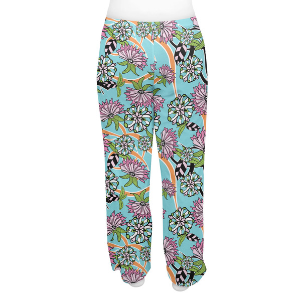 Summer Flowers Women's Pj on model - Back