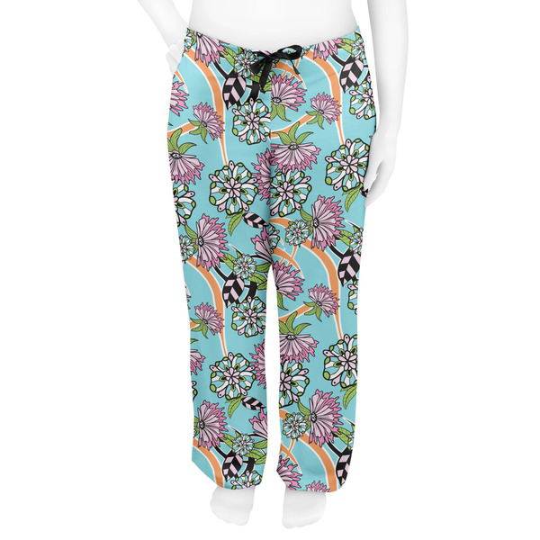 Summer Flowers Women's Pj on model - Front