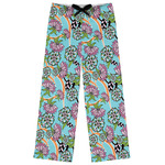 Summer Flowers Womens Pajama Pants