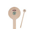 Summer Flowers Round Wooden Stir Sticks (Personalized)