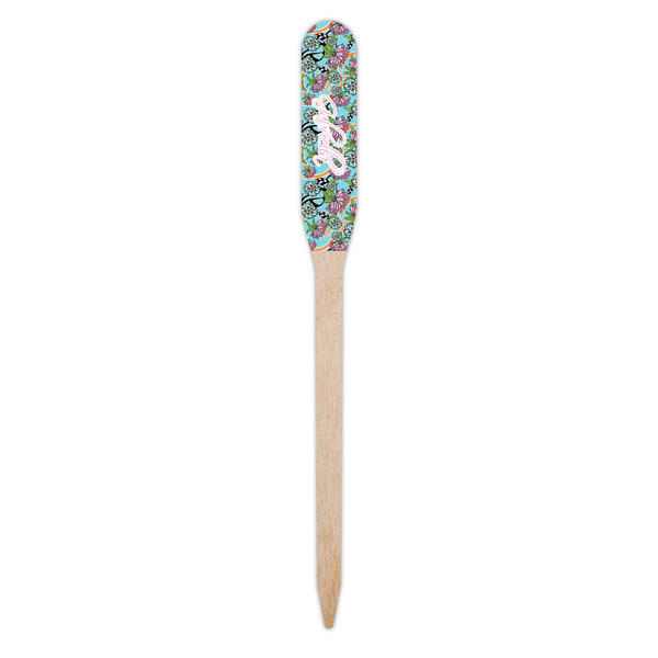Summer Flowers Wooden Food Pick - Paddle - Single Pick